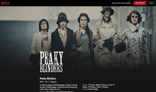 How to Watch Peaky Blinders - All 3 Seasons Live Online
